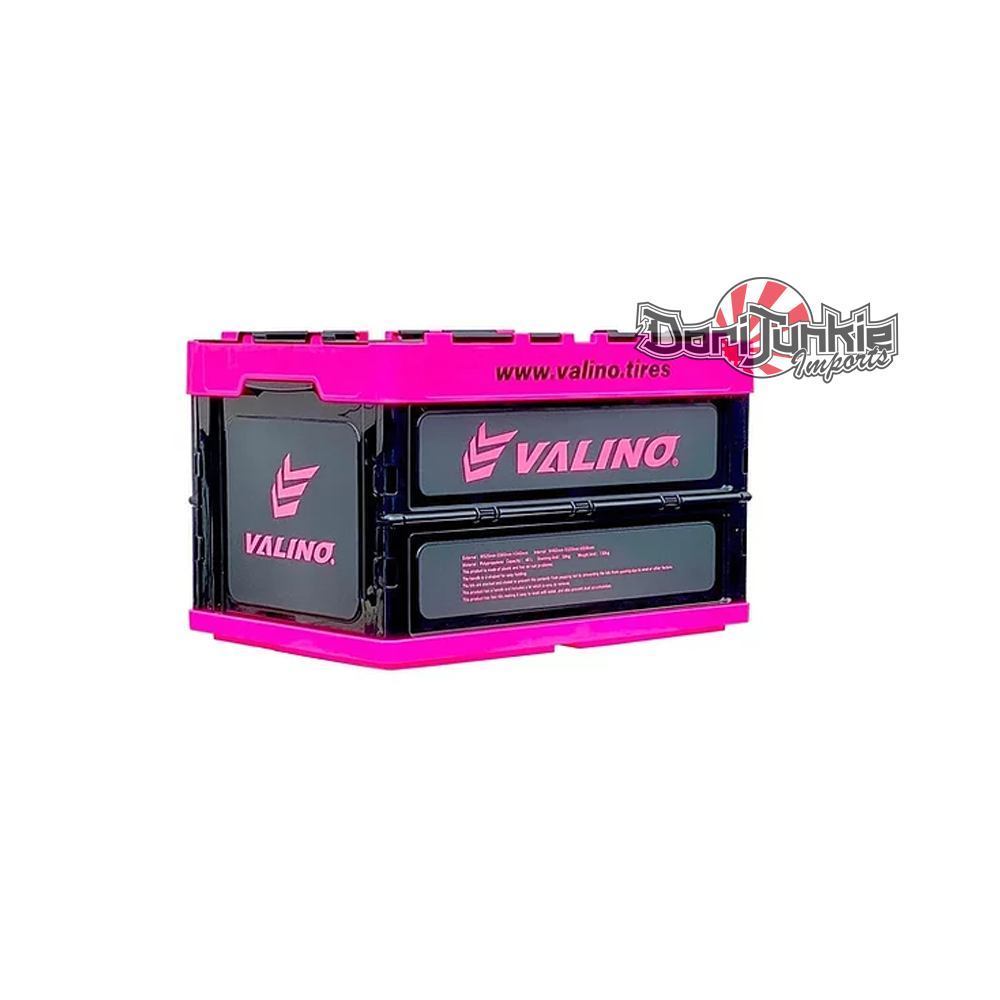 VALINO Folding Container Box Pink & Black