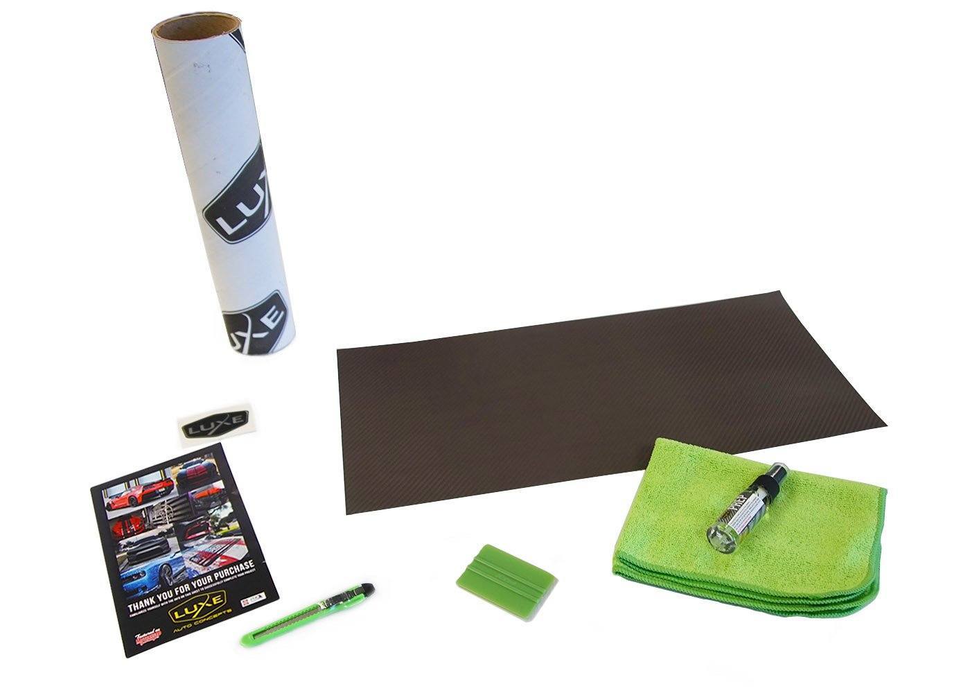 Carbon Fiber Luxe Tail Light Tint - Universal Kit