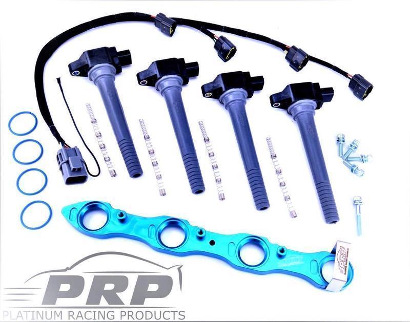 Platinum Racing Products - Nissan SR20 Coil Kit for Series 2 S14, S15, 180 Type X - Small Hole Rocker Cover