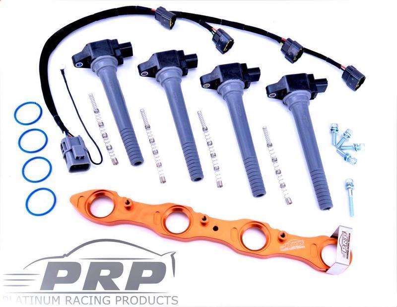 Platinum Racing Products - Nissan SR20 Coil Kit for Series 2 S14, S15, 180 Type X - Small Hole Rocker Cover