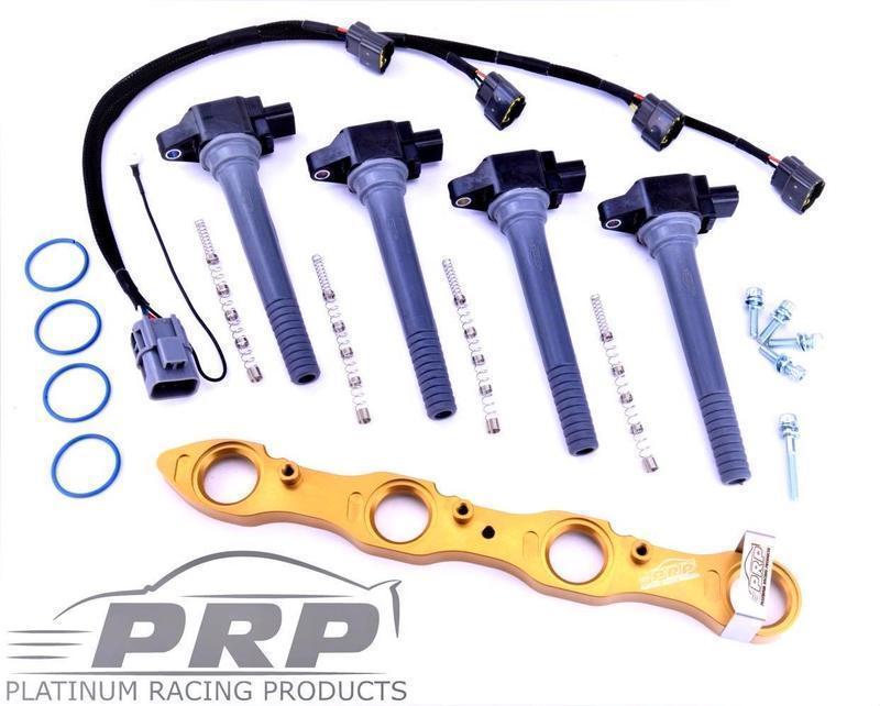 Platinum Racing Products - Nissan SR20 Coil Kit for Series 2 S14, S15, 180 Type X - Small Hole Rocker Cover